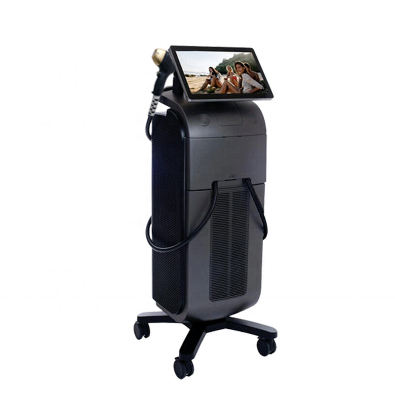 비상 정지 버튼 다이오드 레이저 탈모 기계 반도체 물 공기 냉각 시스템을 갖추고 탈모를 보장